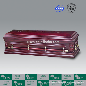 LUXES Longevity-Crane Chinese Carved Burial Caskets At Best Casket Prices